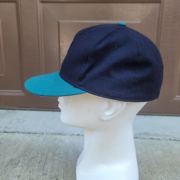 New Era Pro Model 100% Wool Seattle Mariners Fitted Hat - Picture 3 of 7